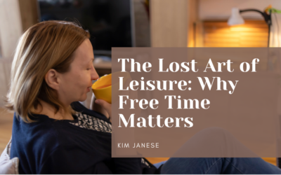 The Lost Art of Leisure: Why Free Time Matters